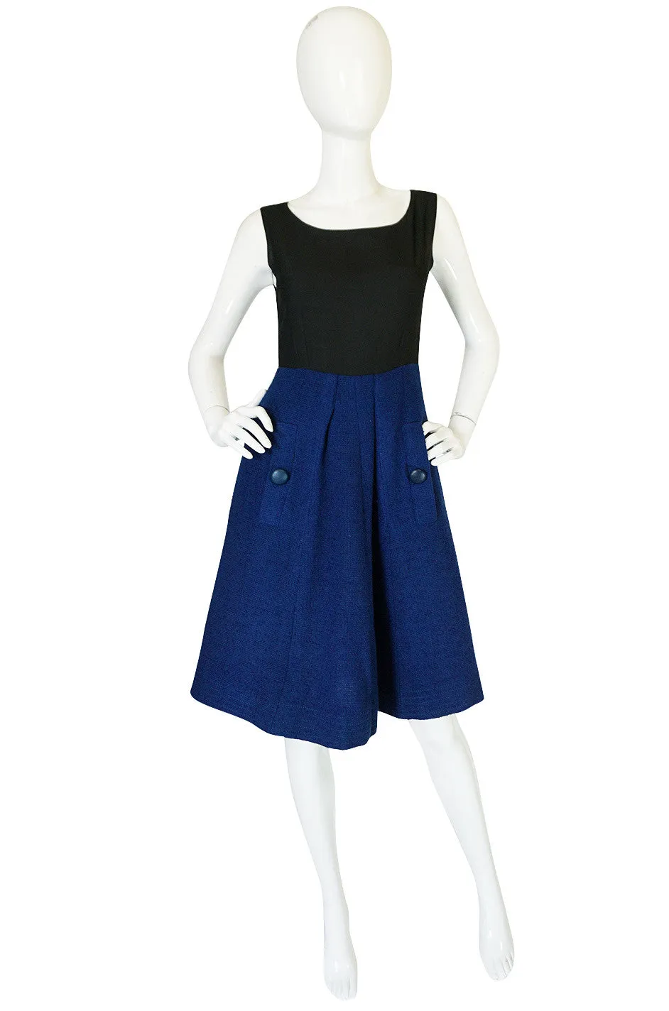 1950s Rare Christian Dior for Japan Blue Suit