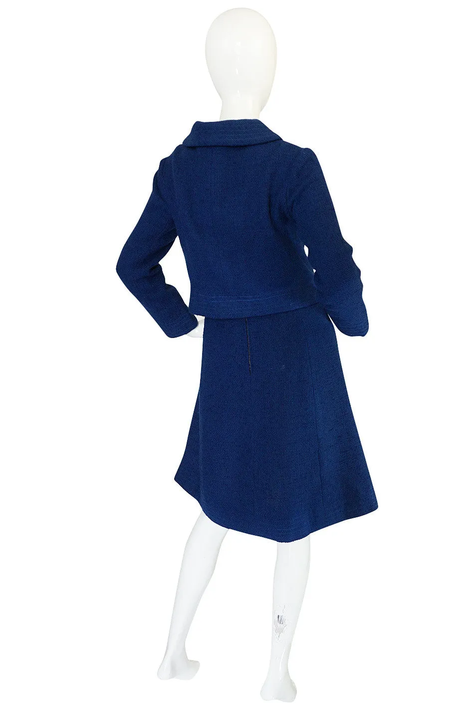 1950s Rare Christian Dior for Japan Blue Suit