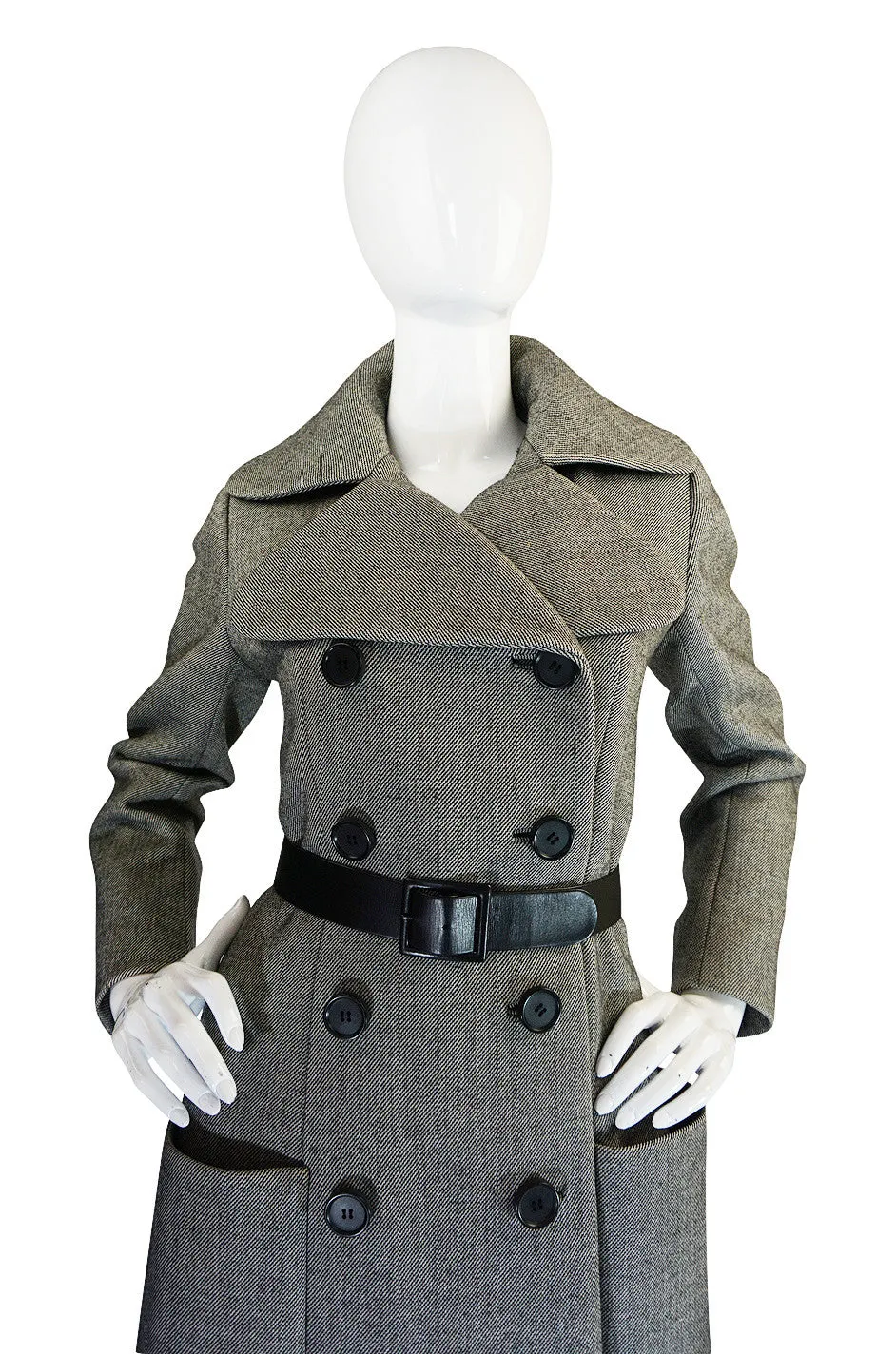 1960s Beautifully Tailored Norman Norell Couture Coat