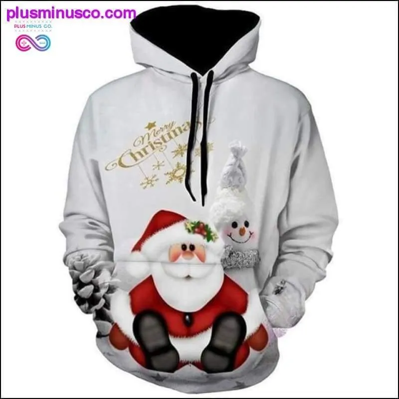 3D Printed Christmas Hoodie || PlusMinusco.com