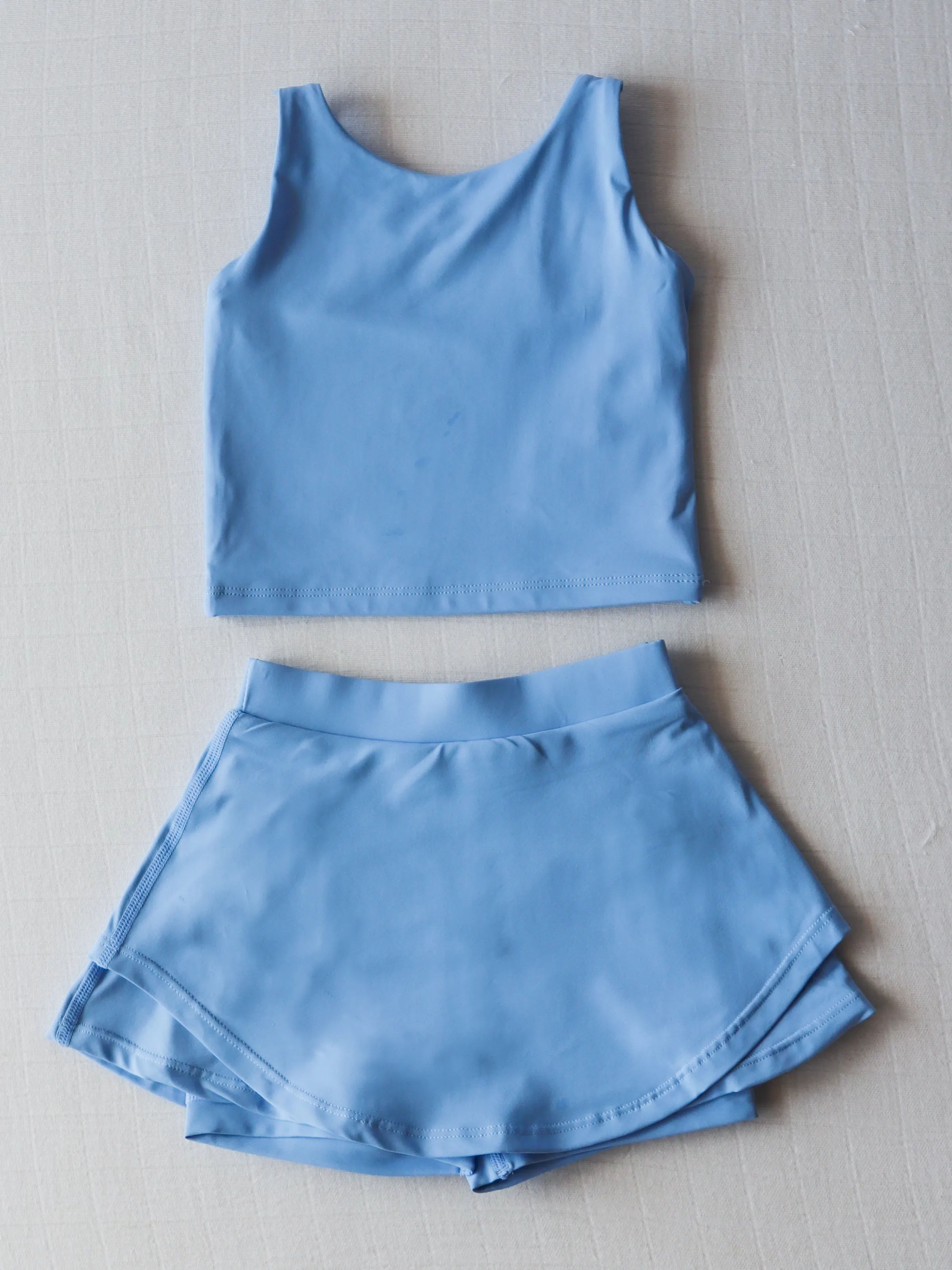 Active Skort Set - Blue Opal