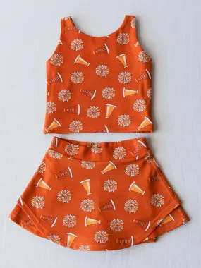 Active Skort Set - Pep Rally Burnt Orange