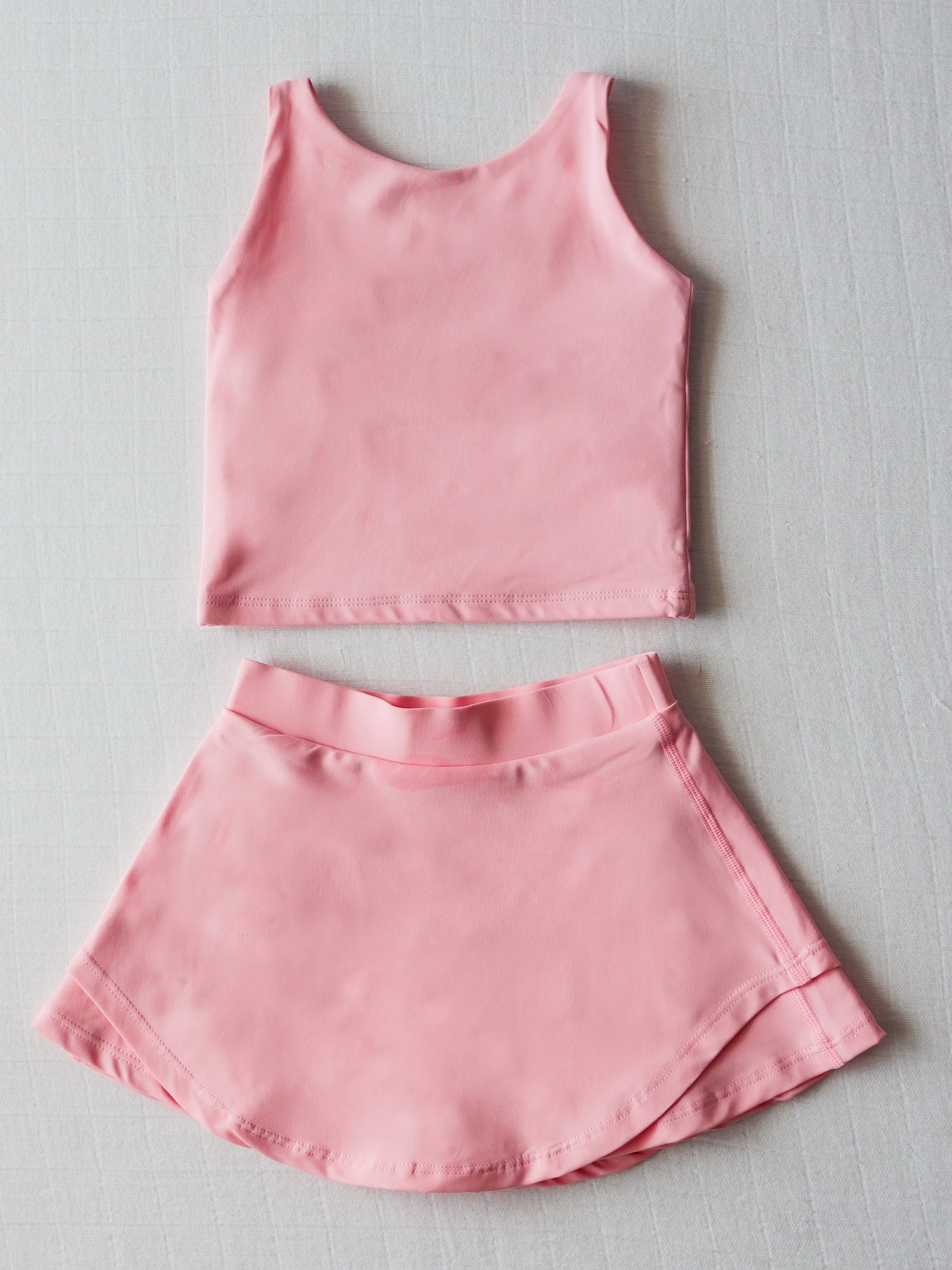 Active Skort Set - Ribbon Pink