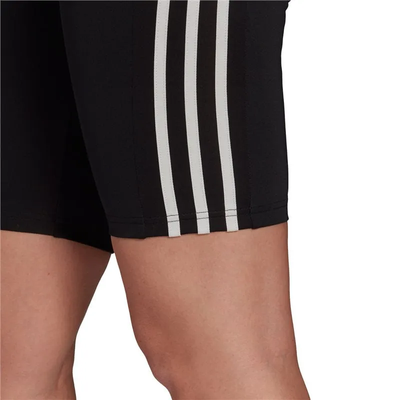 adidas D2M High Rise Short Sport Tights - Womens - Black/White