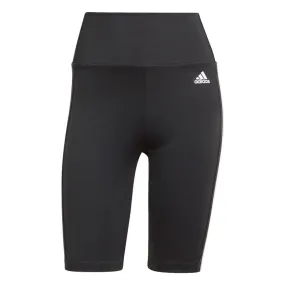 adidas D2M High Rise Short Sport Tights - Womens - Black/White