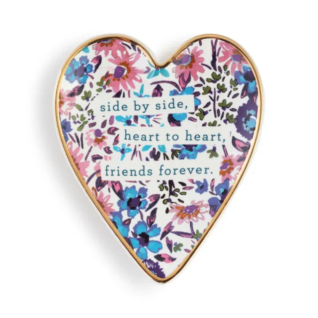 ART HEART TRINKET DISH