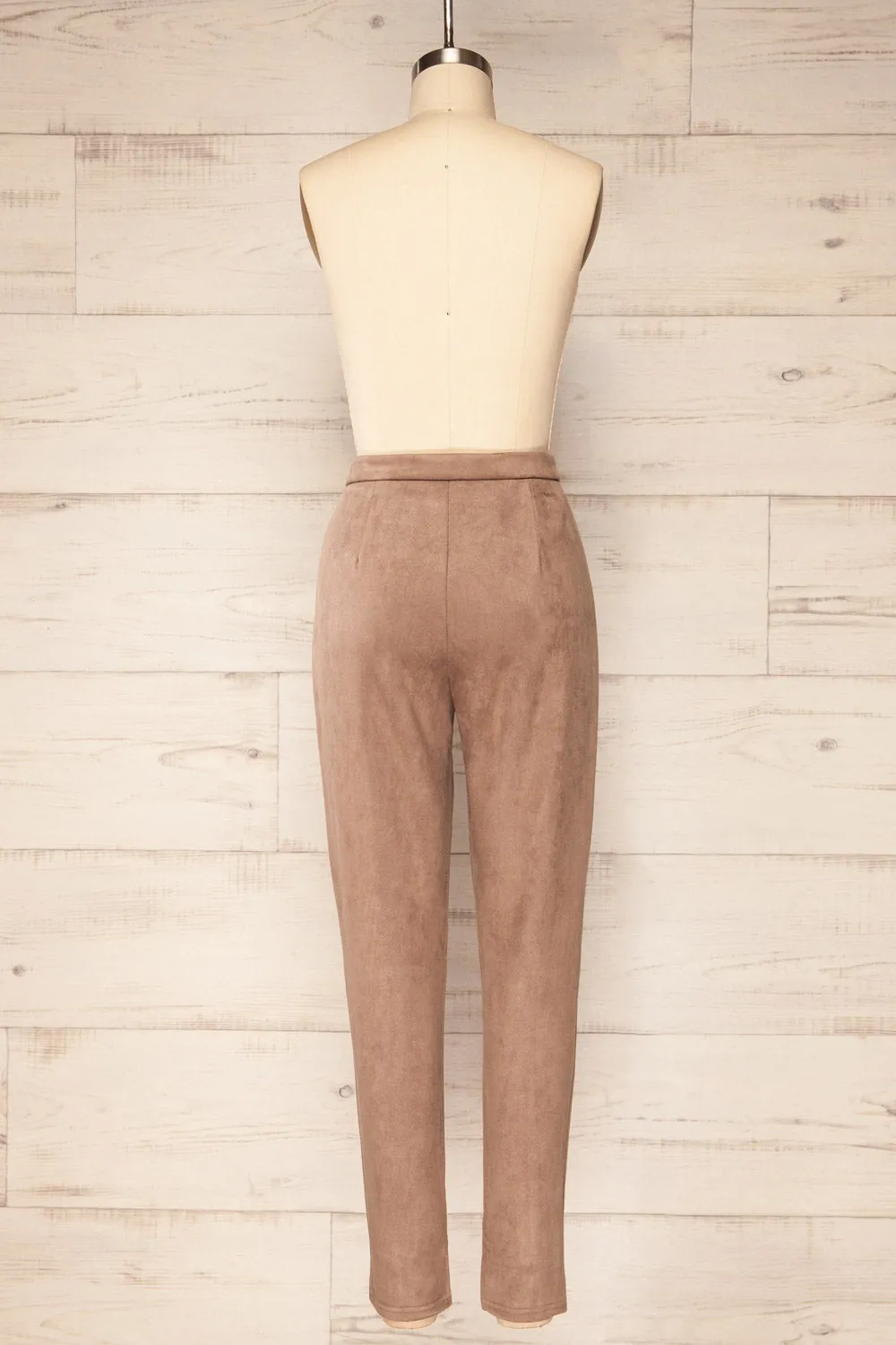 Assieni Taupe | Straight Leg Pants