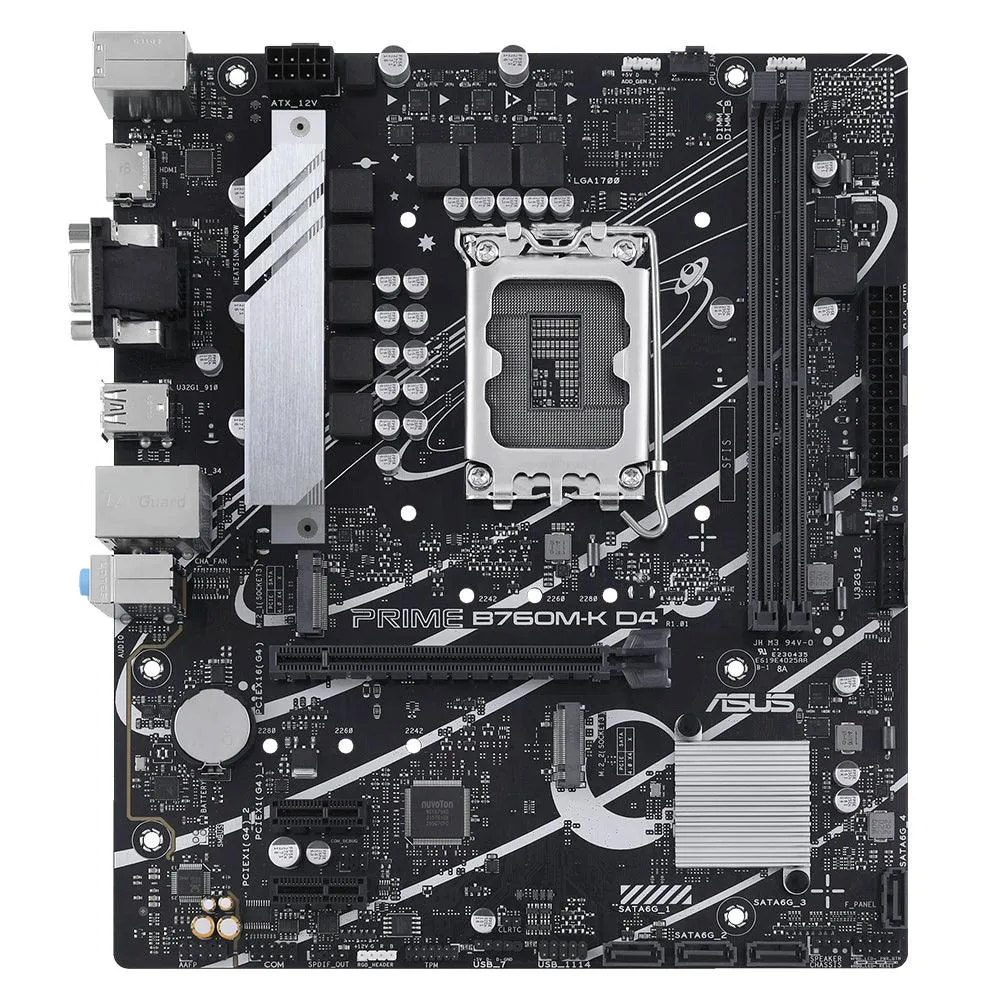 Asus PRIME B760M-K D4 Motherboard LGA 1700