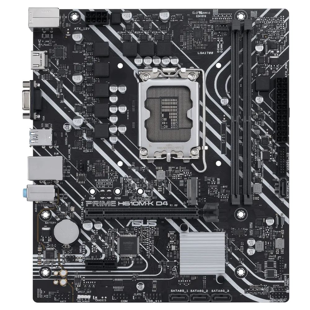 ASUS Prime H610M-K D4 Motherboard LGA 1700