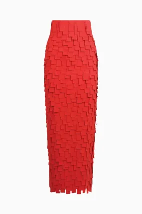 A.W.A.K.E Mode Multi Rectangle Skirt - Red