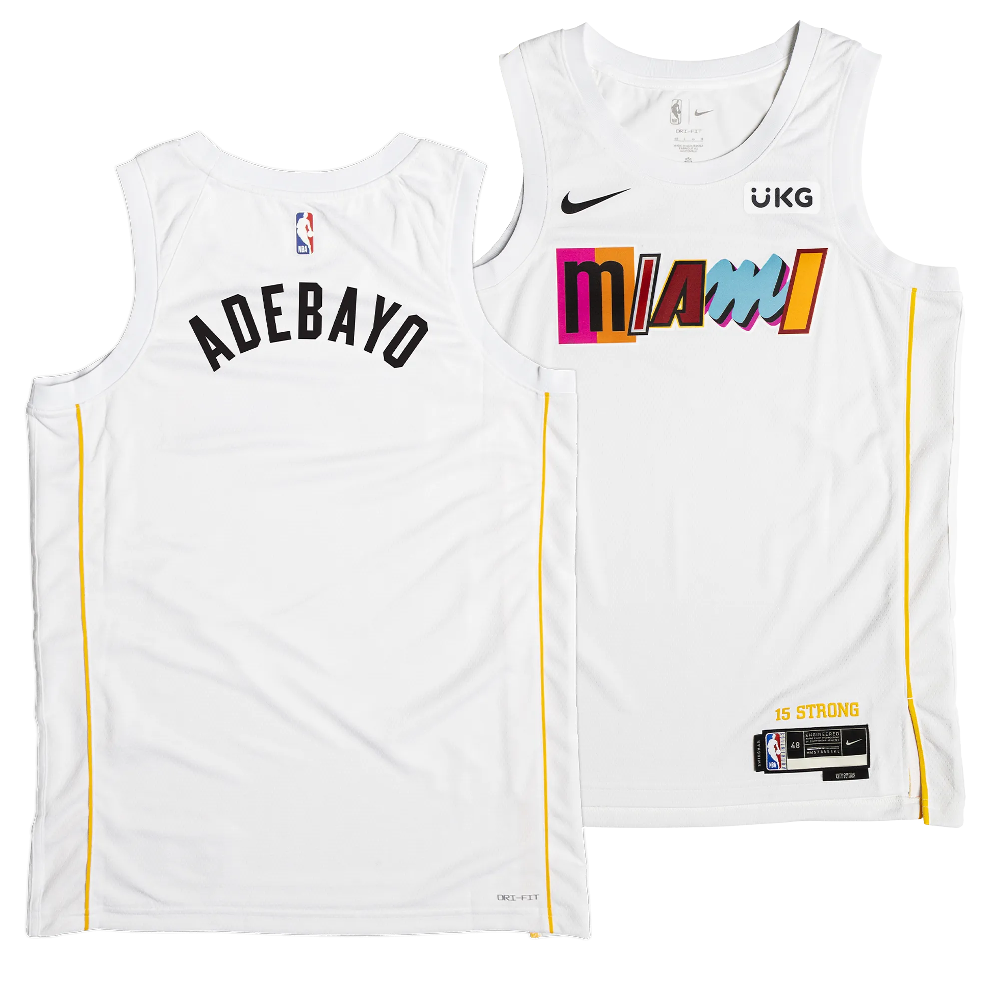 Bam Adebayo Nike Miami Mashup Vol. 2 Swingman Jersey - Custom Number Style