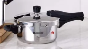 Bergner Triply Pressure Cooker Argent Elements (With ISI Mark)