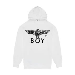 BOY HEARTS HOODIE - WHITE