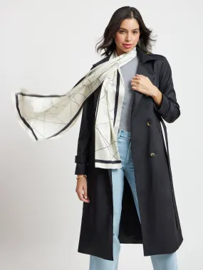 Double Breasted Trench - Black