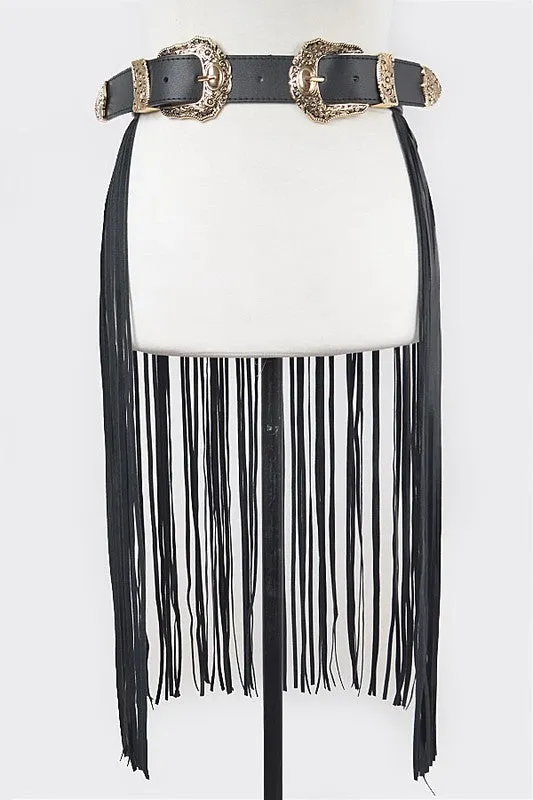 Double Buckle Curtain Fringe Belt