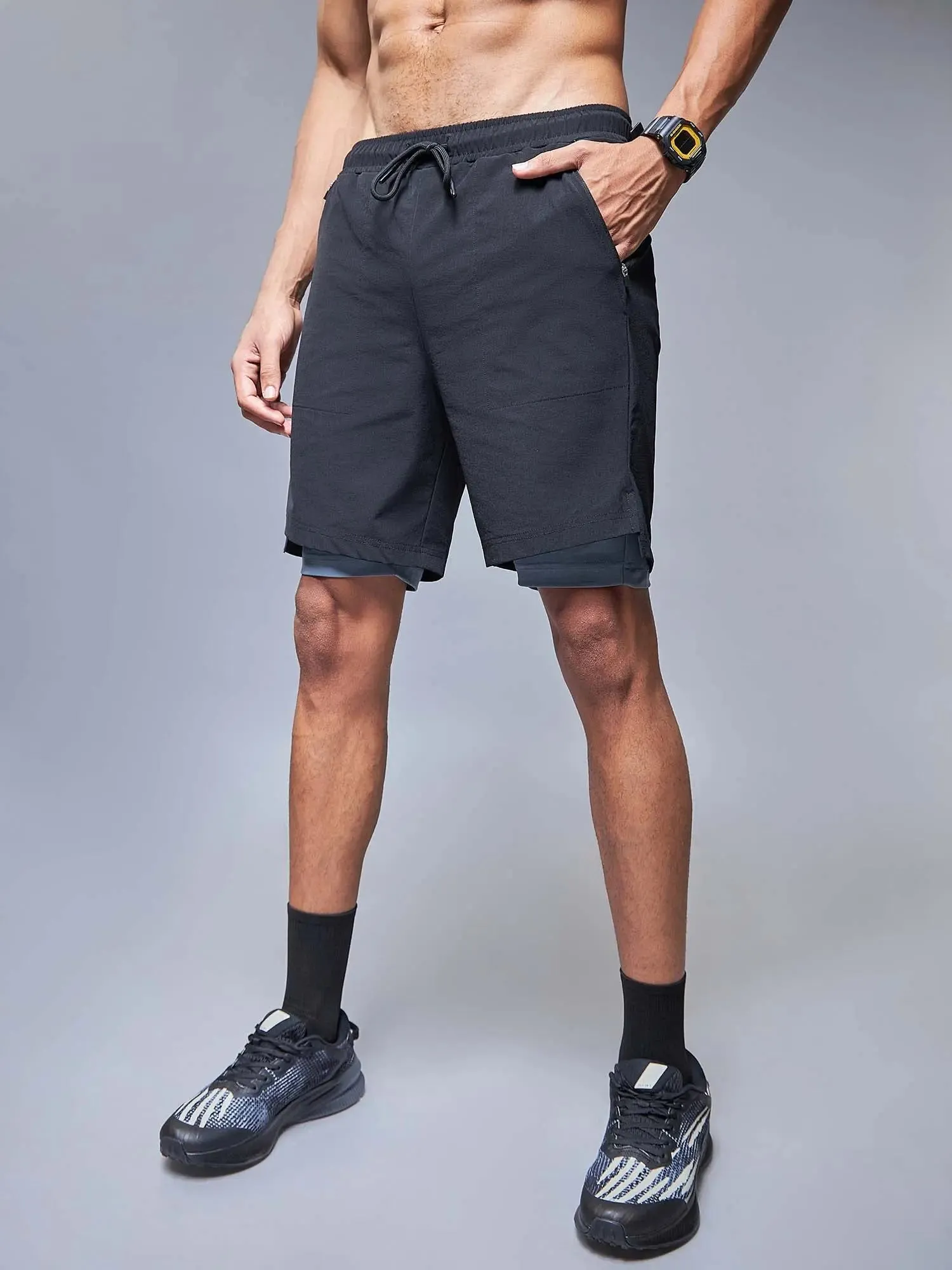 DuoFlex Black Shorts