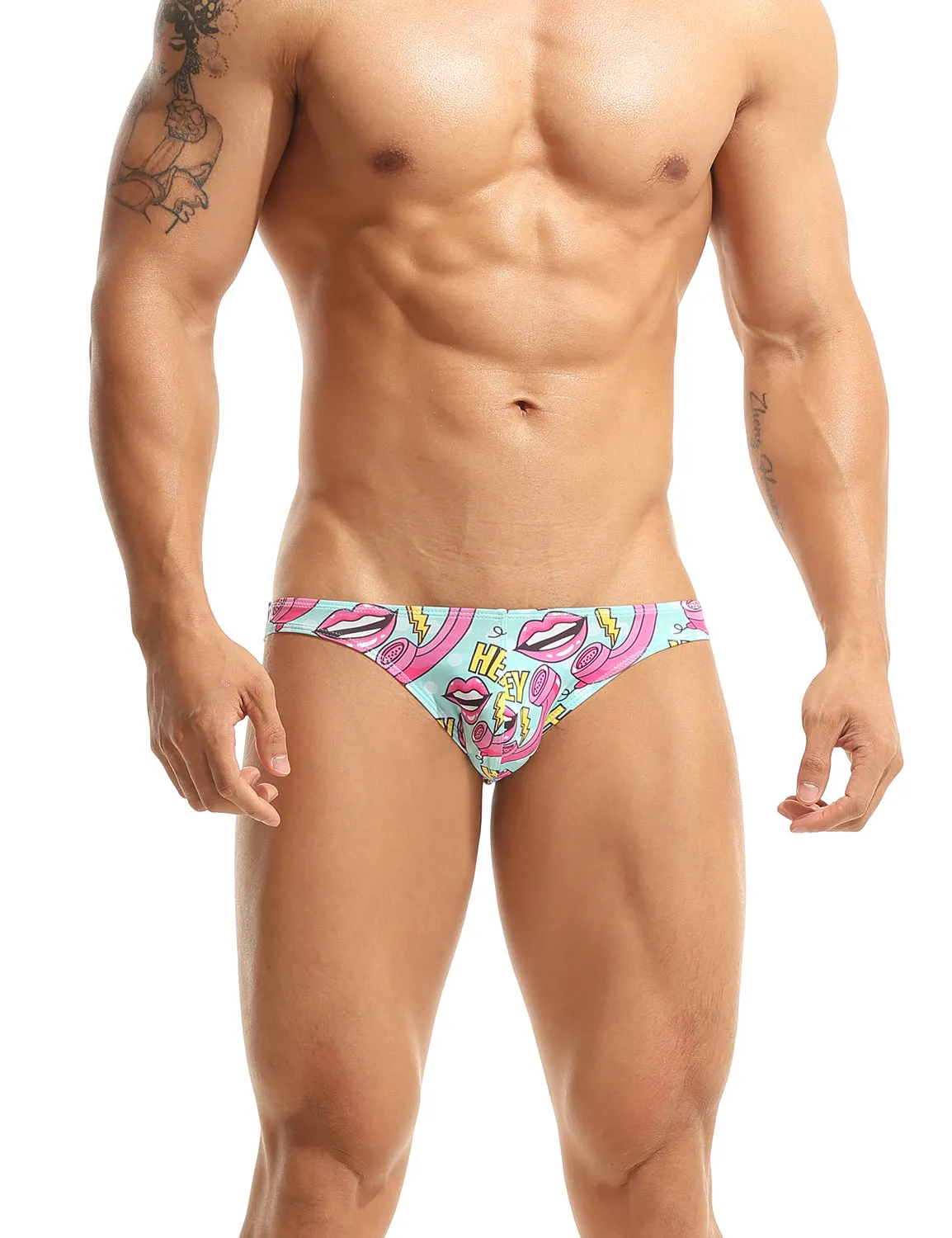 Hey Pink Lips Bikini Briefs 10106