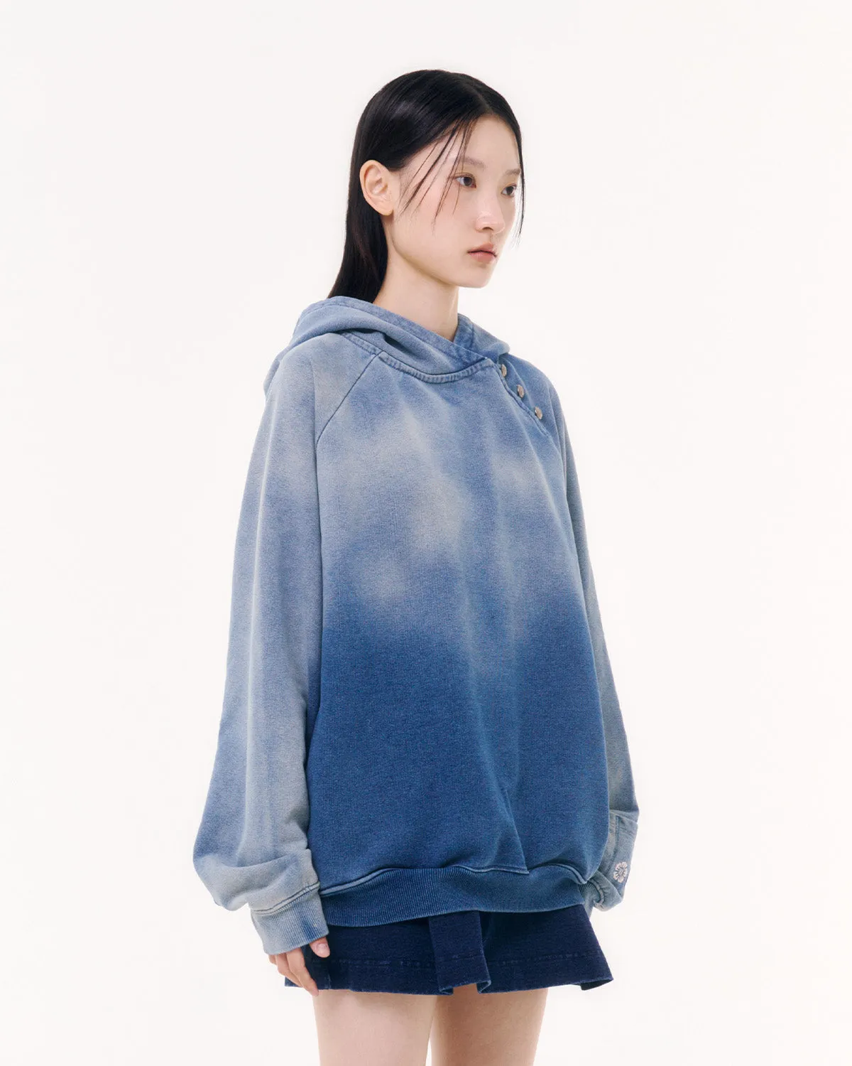 INDIGO WASH HANBOK HOODIE