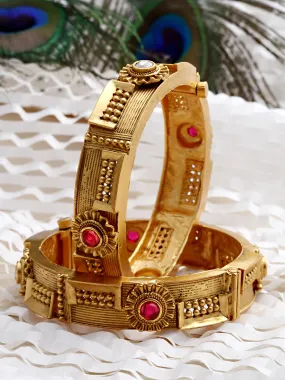 Karatcart Alloy Gold-plated Bangle