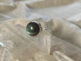 Labradorite Ari Ring - Small Round