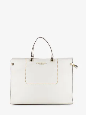 Large tote Petra 24 white