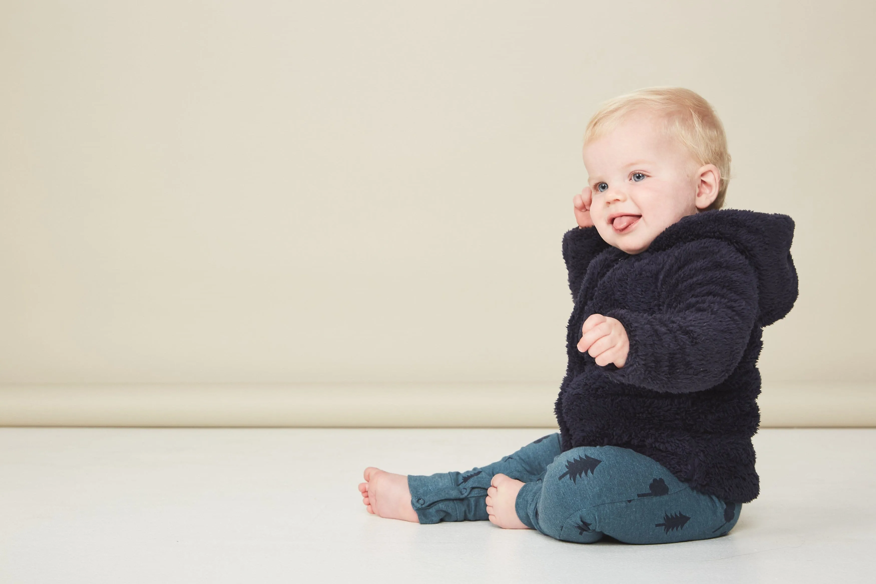 Navy Baby Jacket (Milky Baby)