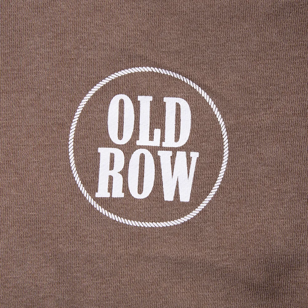 Old Row Outdoors Cow Skull Pigment Dyed Premium Hoodie