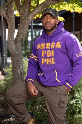 Purple Omega Psi Phi Hoodie