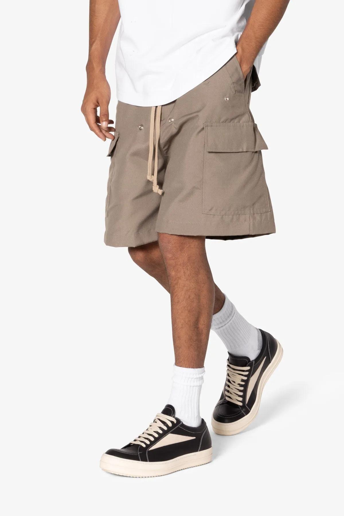 Rave Double Cargo Shorts - Olive