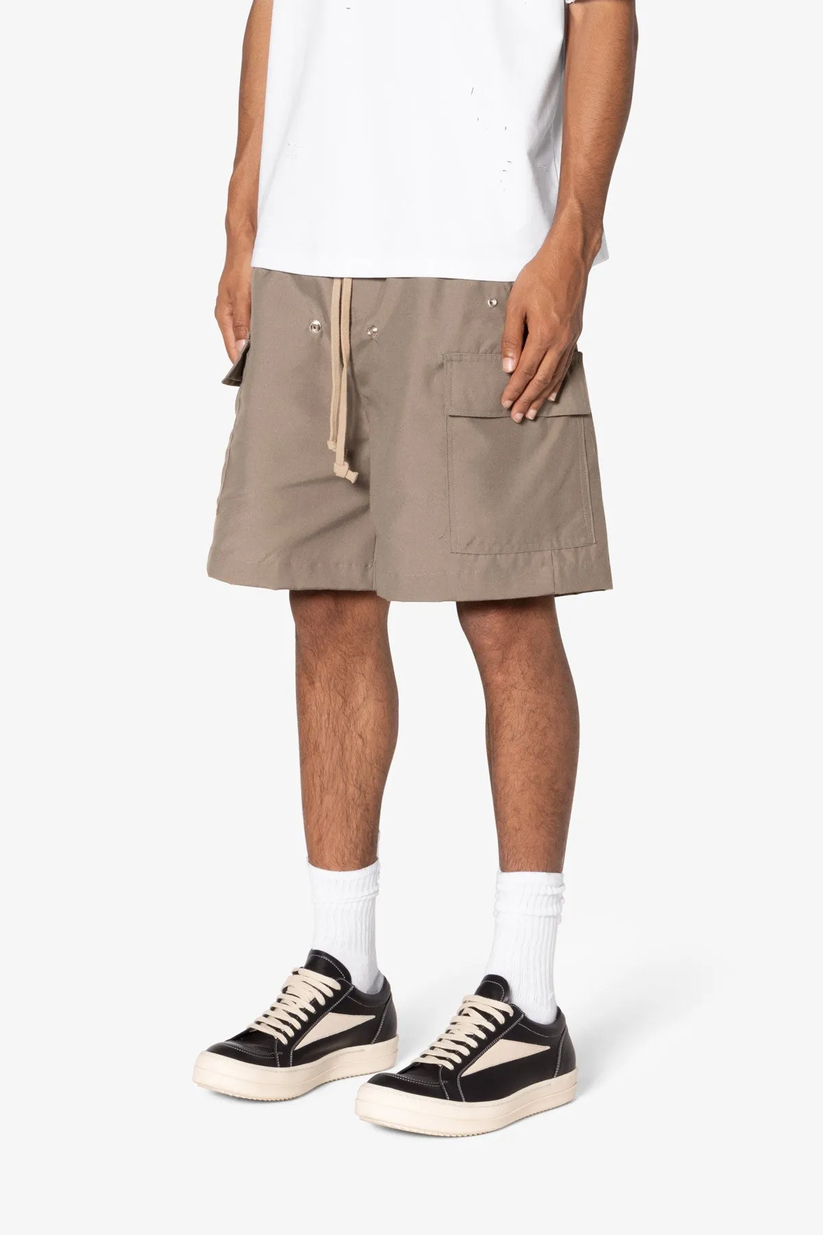 Rave Double Cargo Shorts - Olive