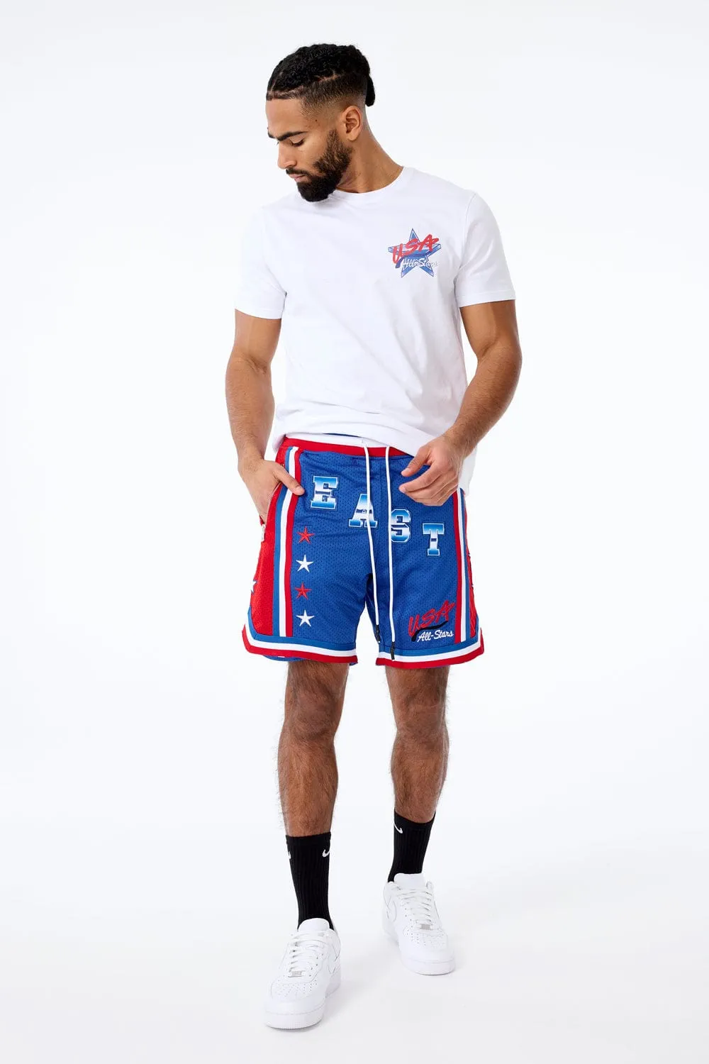 Retro - All Star Basketball Shorts (Retro Blue)