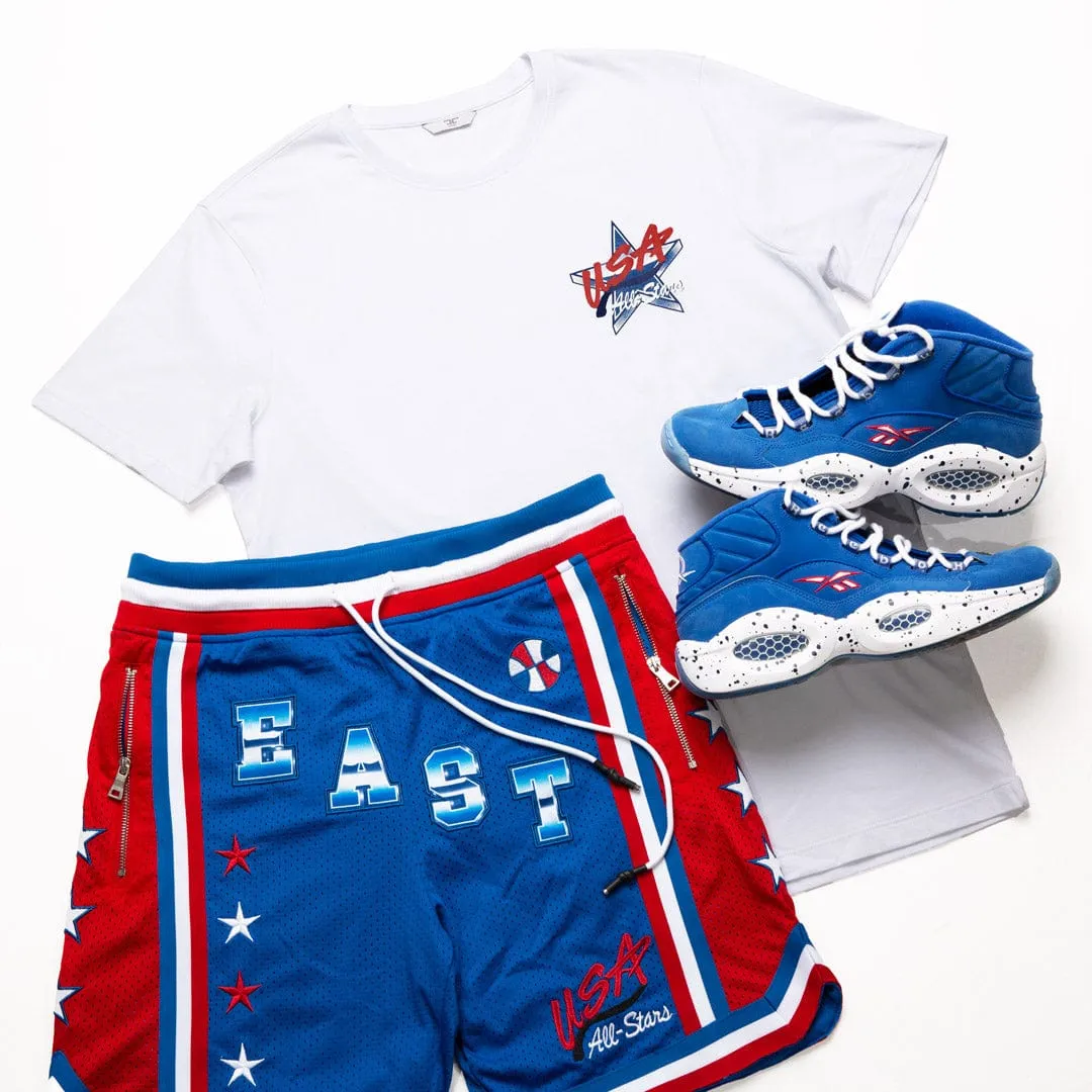 Retro - All Star Basketball Shorts (Retro Blue)