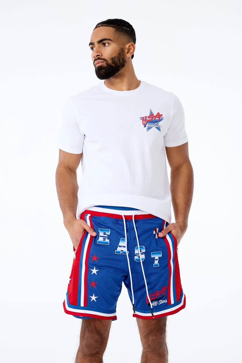 Retro - All Star Basketball Shorts (Retro Blue)