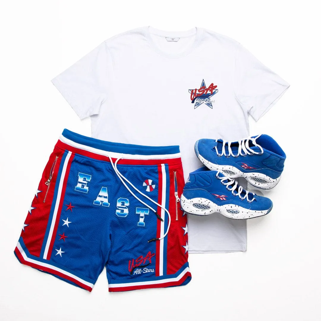 Retro - All Star Basketball Shorts (Retro Blue)