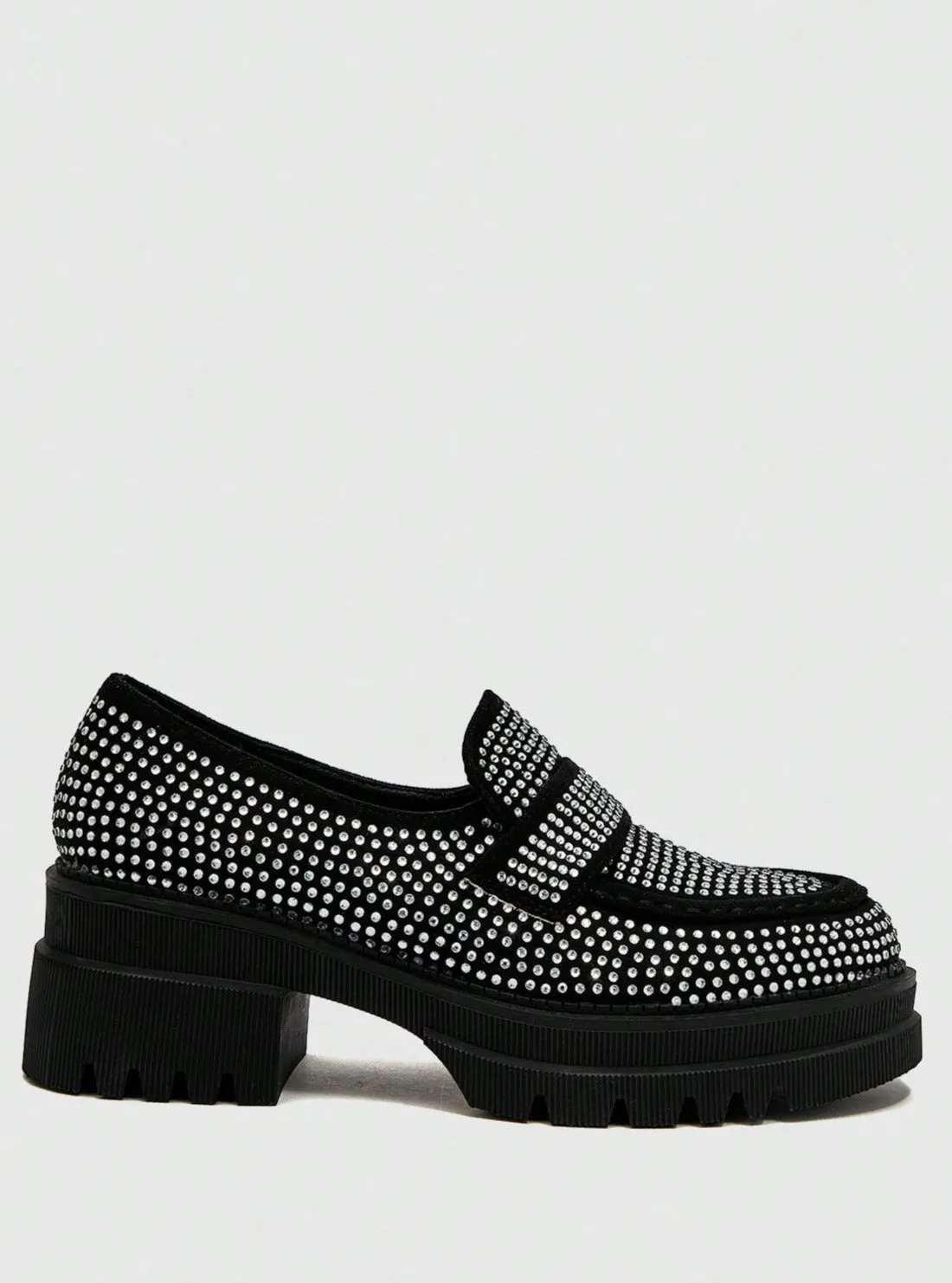 Rhinestone Platform Loafer