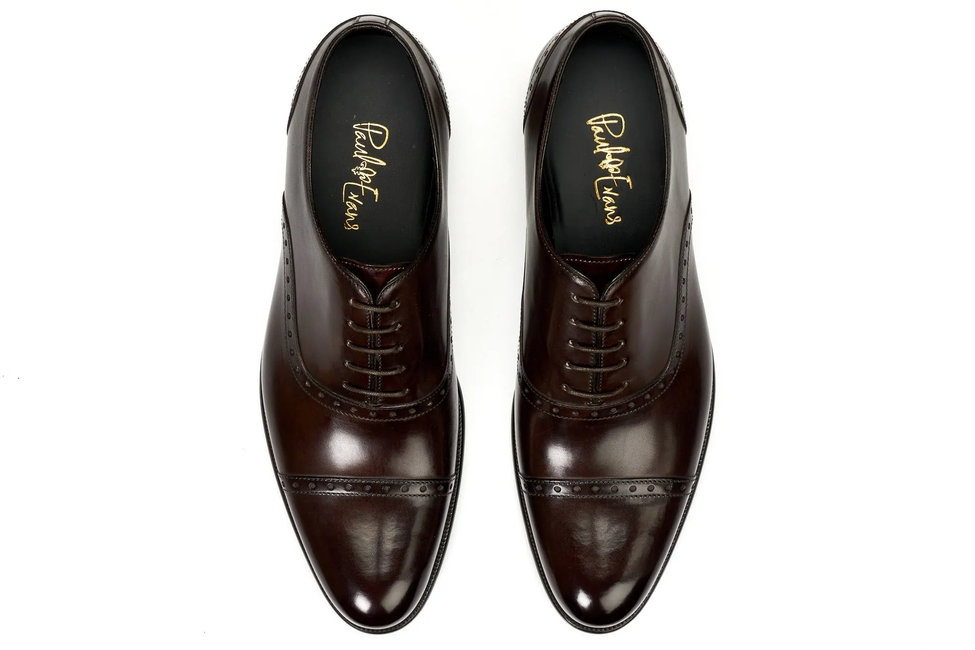 The Brando Semi-Brogue Oxford - Chocolate