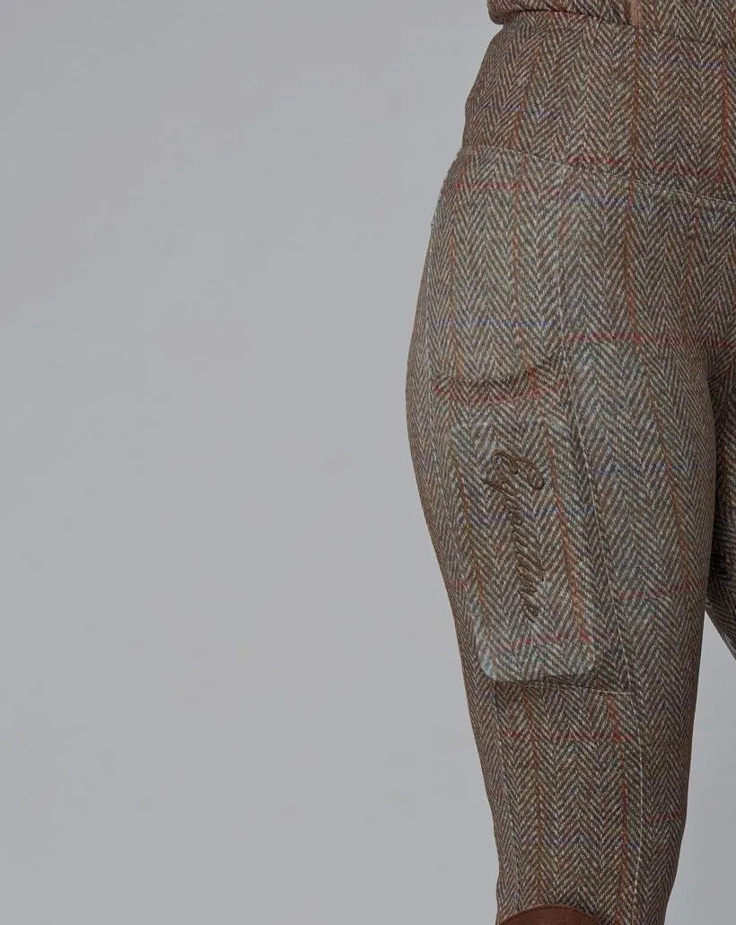 Tweed Effect Riding Leggings - No Grip