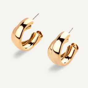 Vivienne Demi Double Hoop Earrings In Gold-Tone